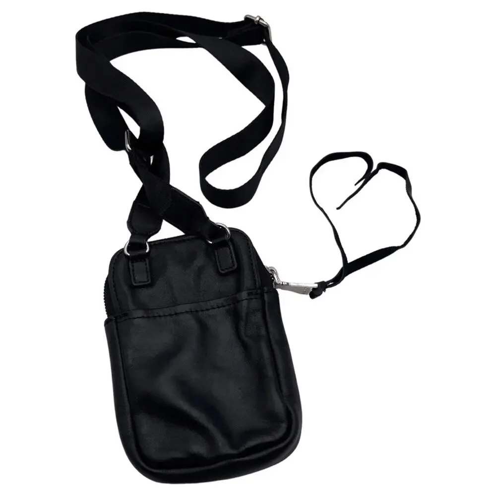 Aimee Kestenberg Black Starlight Leather Just Saying Jeweled Crossbody Bag
